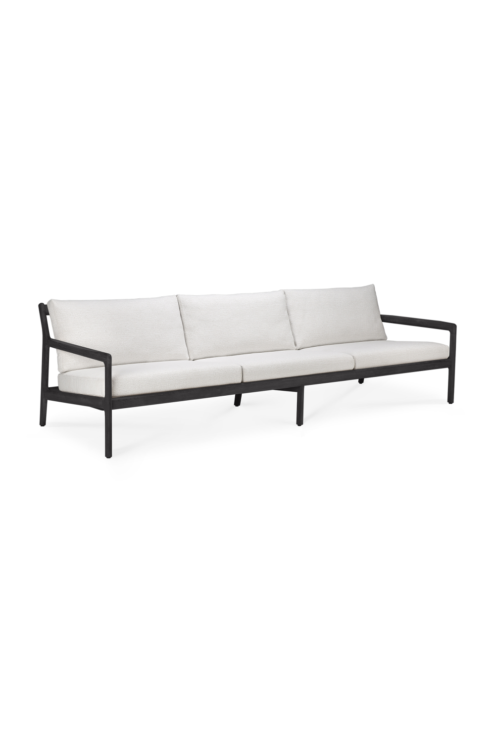Black Teak 3+ Seater Outdoor Sofa | Oroa.com
