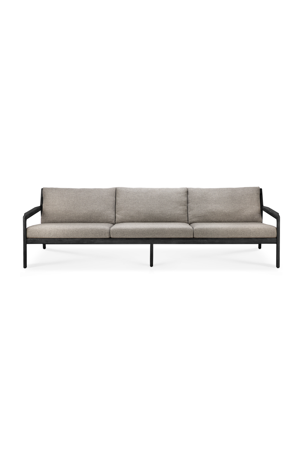 Black Teak 3+ Seater Outdoor Sofa | Oroa.com
