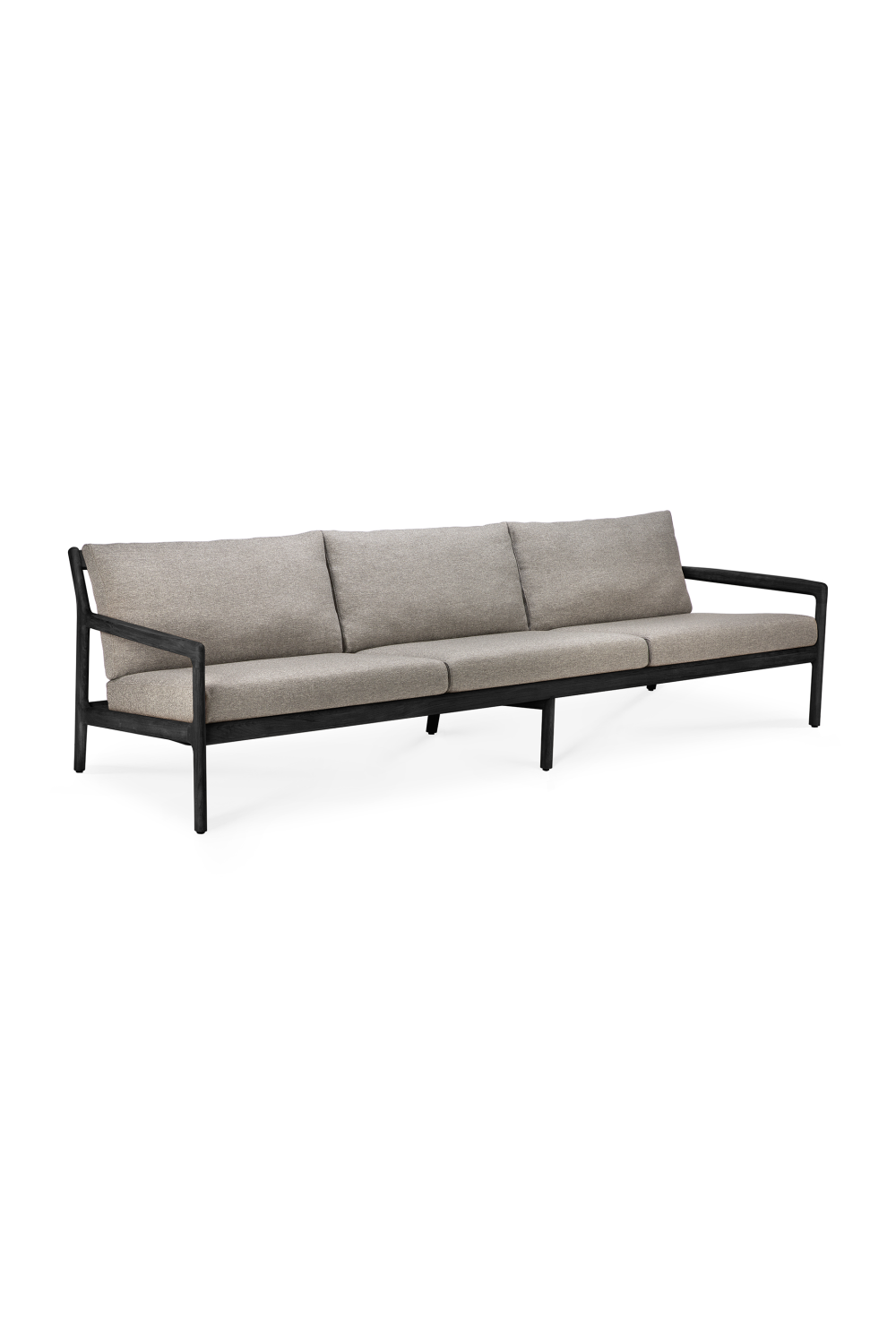 Black Teak 3+ Seater Outdoor Sofa | Oroa.com