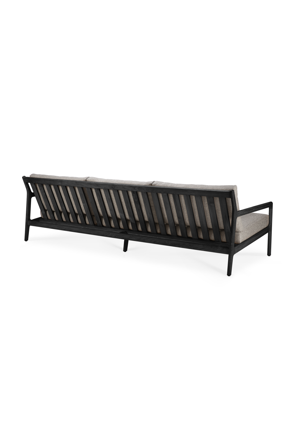 Black Teak 3+ Seater Outdoor Sofa | Oroa.com
