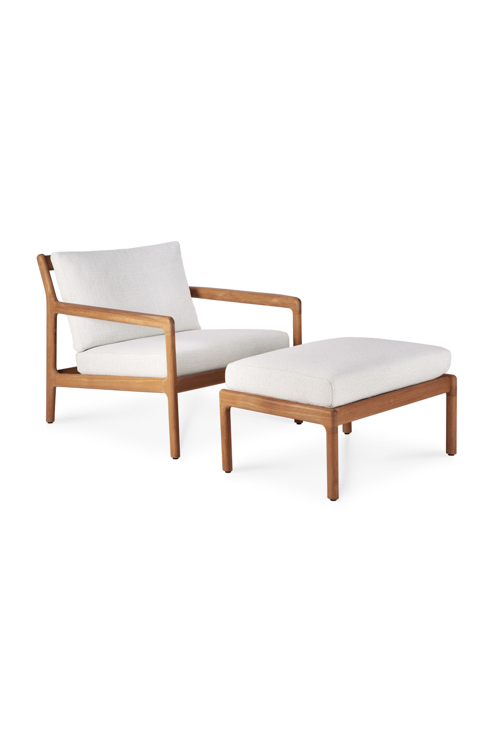 Natural Teak Outdoor Ottoman | Oroa.com
