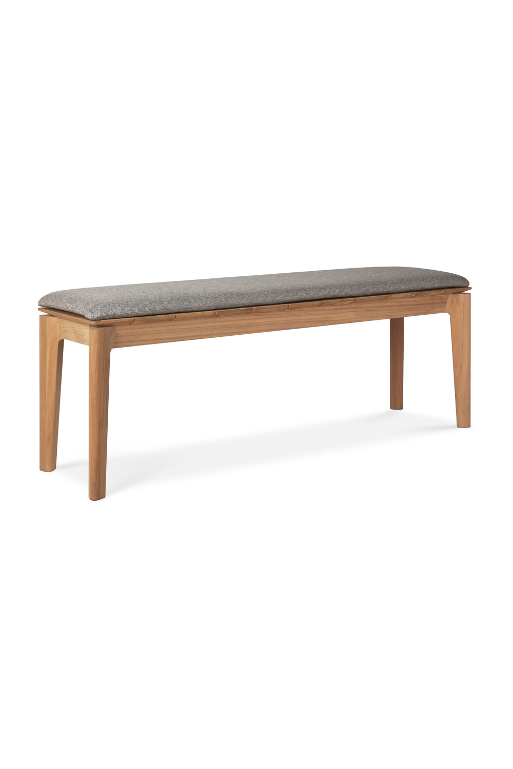 2-Seater Teak Cushioned Outdoor Bench | Oroa.com