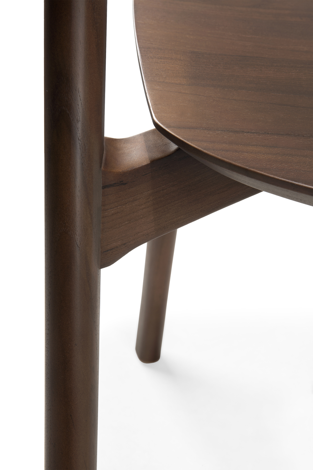 Oak Round Back Dining Chair | Oroa.com