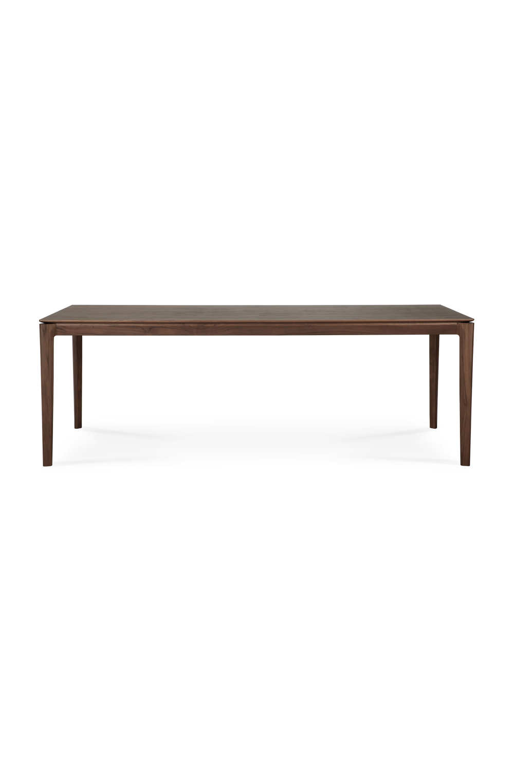 Teak Brown Minimalist Dining Table | Oroa.com