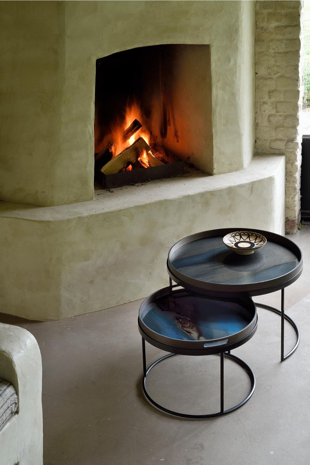 Round Tray Coffee Table set (2) | Oroa.com