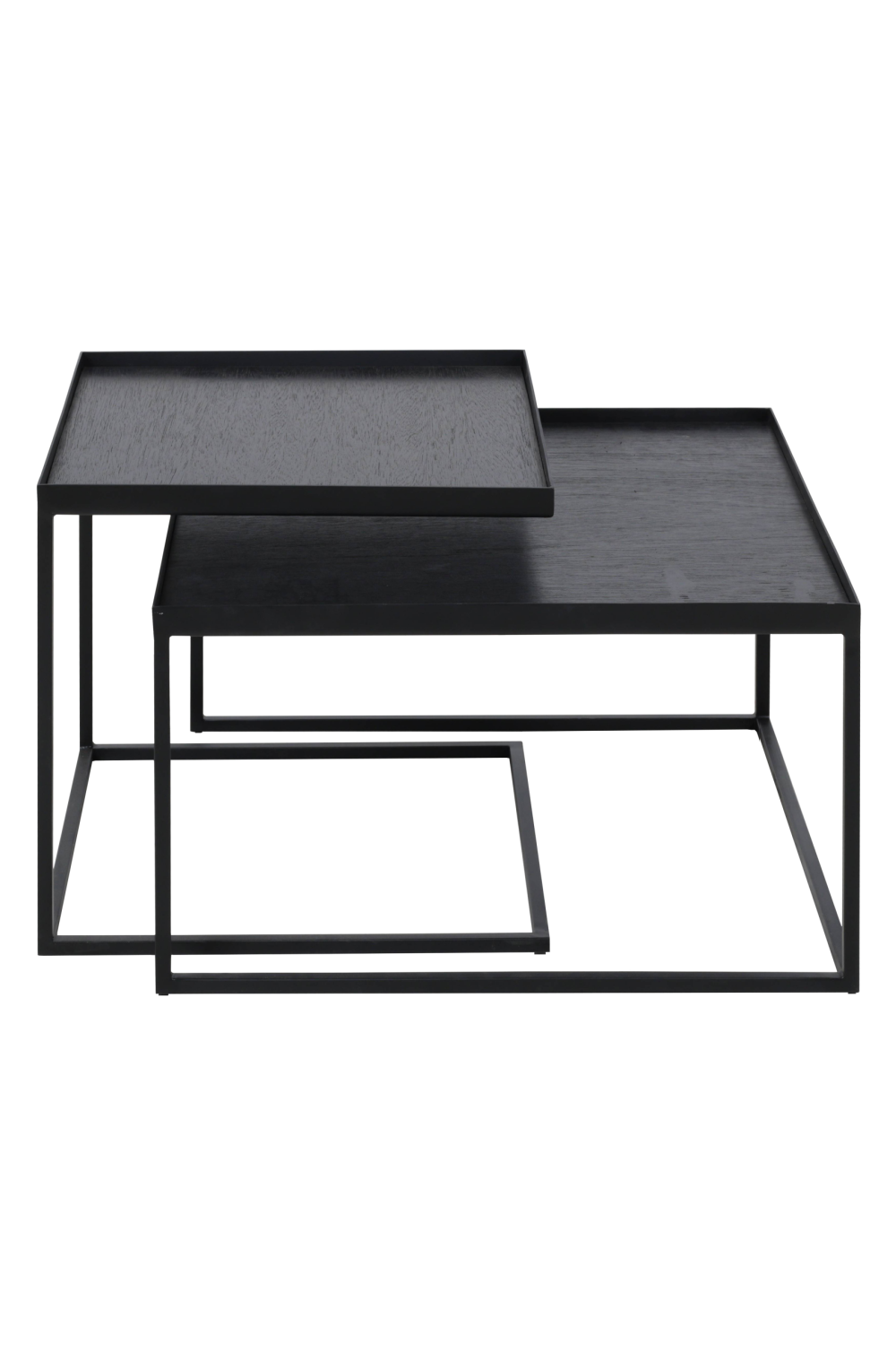 Black Nesting Coffee Tables (2) | Oroa.com