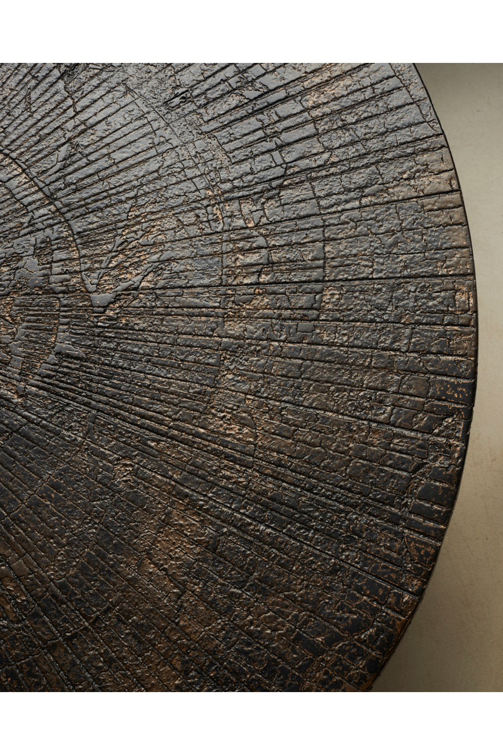 Metallic Oval Coffee Table | Oroa.com
