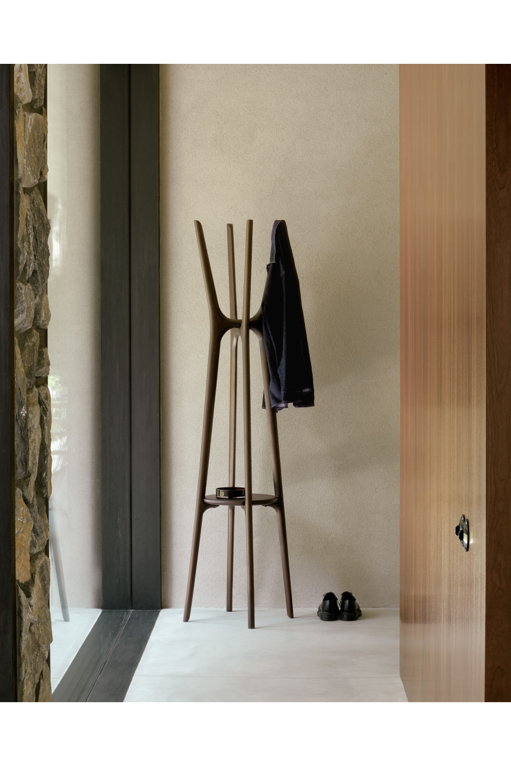 Brown Mahogany Coat Stand | Oroa.com