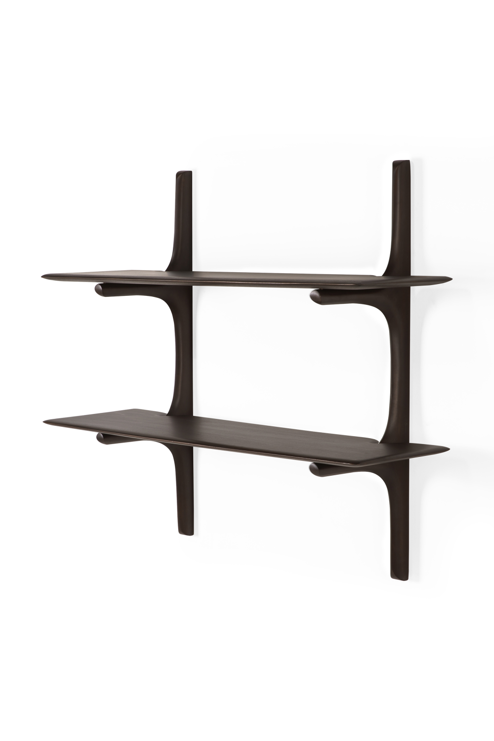 Brown Mahogany Wall Shelf | Oroa.com