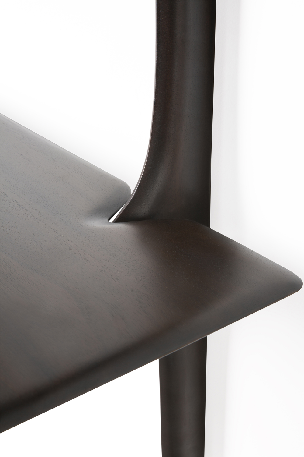 Brown Mahogany Wall Shelf | Oroa.com