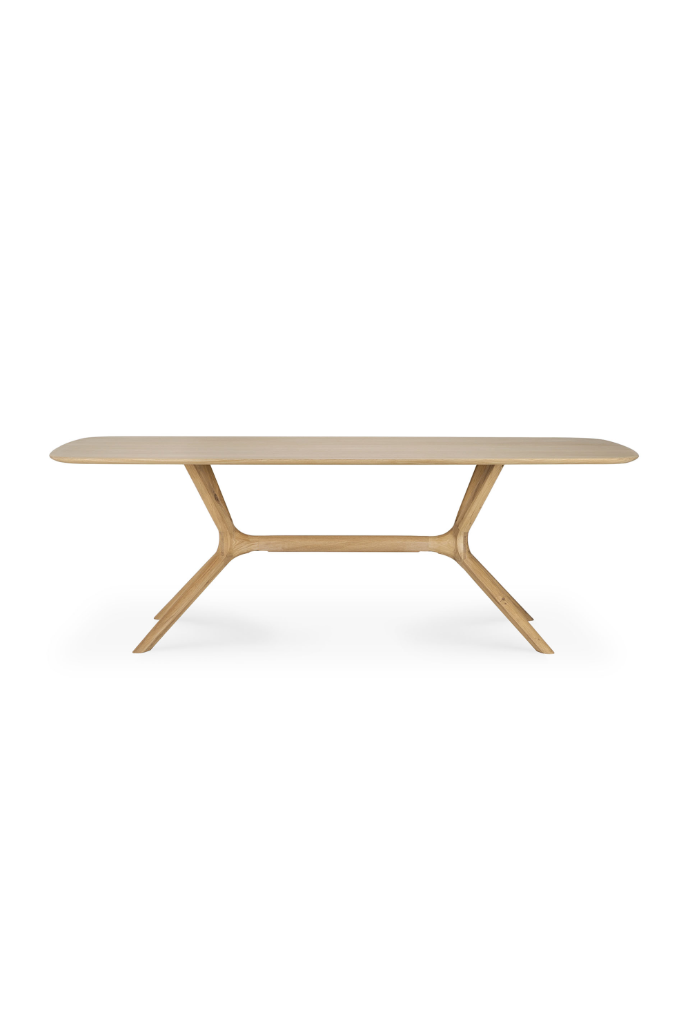 Cross Leg Oak Dining Table | Oroa.com