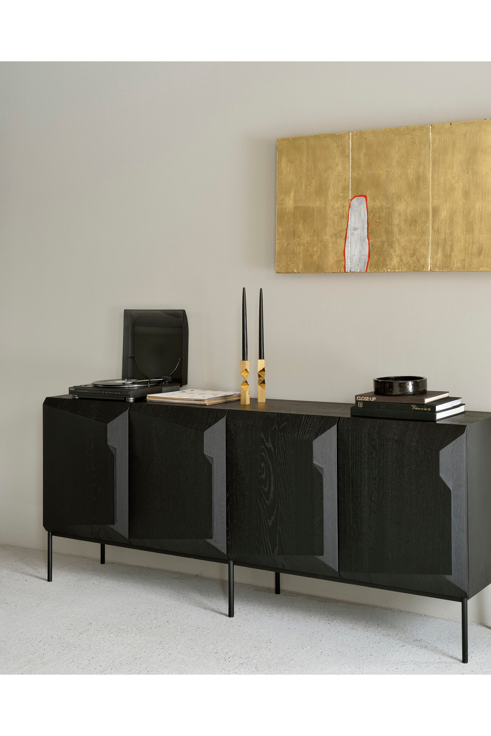Black Oak Modern Sideboard | Oroa.com
