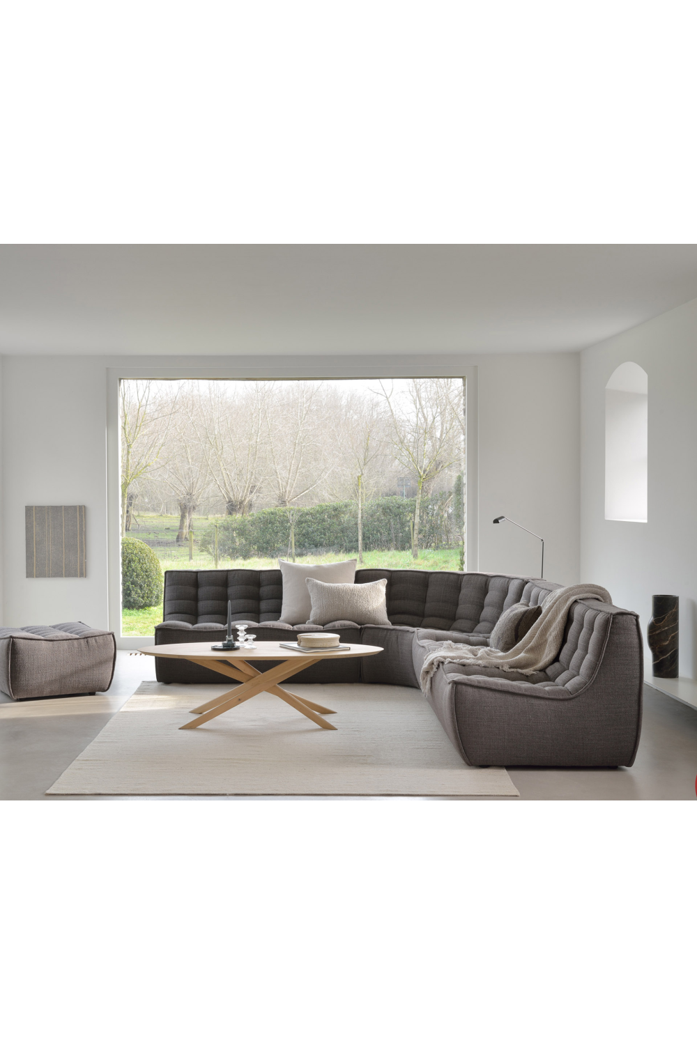 Oak Cross Leg Coffee Table | Oroa.com
