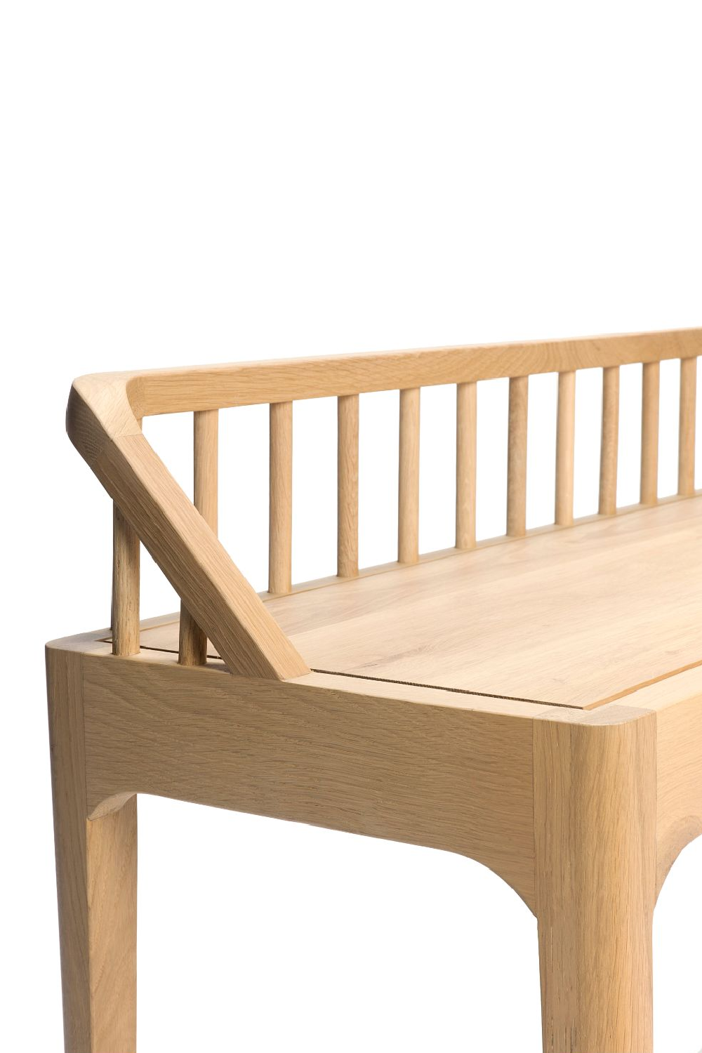 Modern Nordic Oak Bench | Oroa.com