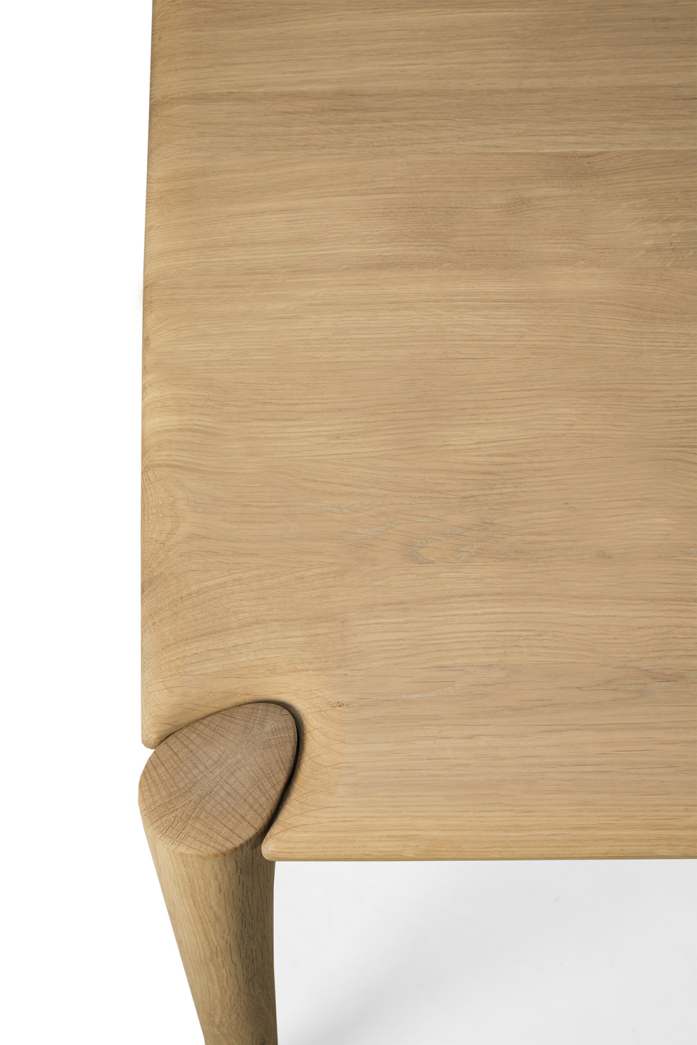 Natural Oak Modern Dining Table | Oroa.com