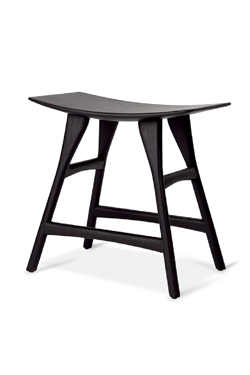 Black Oak Accent Stool | Oroa.com