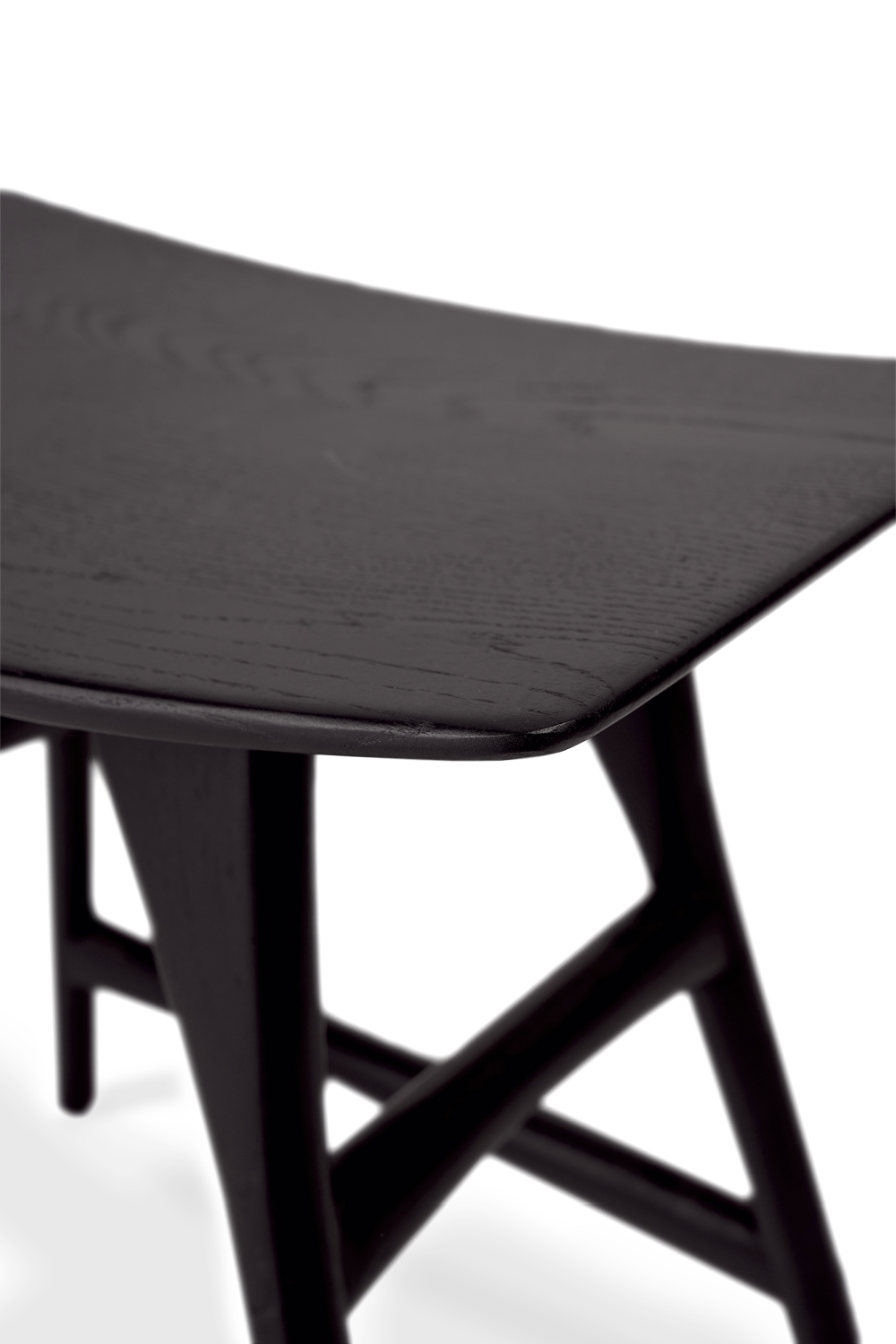 Black Oak Accent Stool | Oroa.com