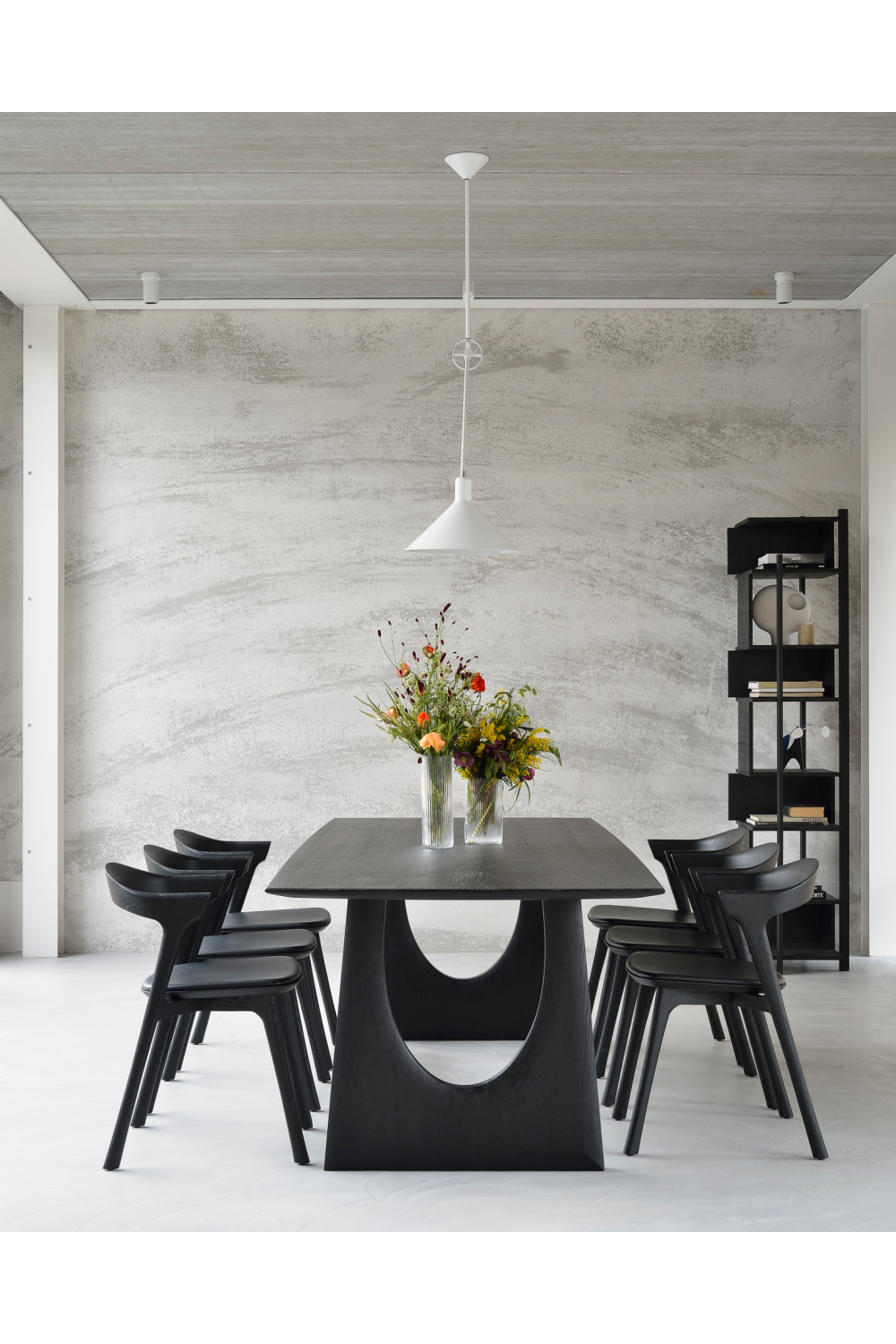 Black Oak Modern Dining Table | Oroa.com