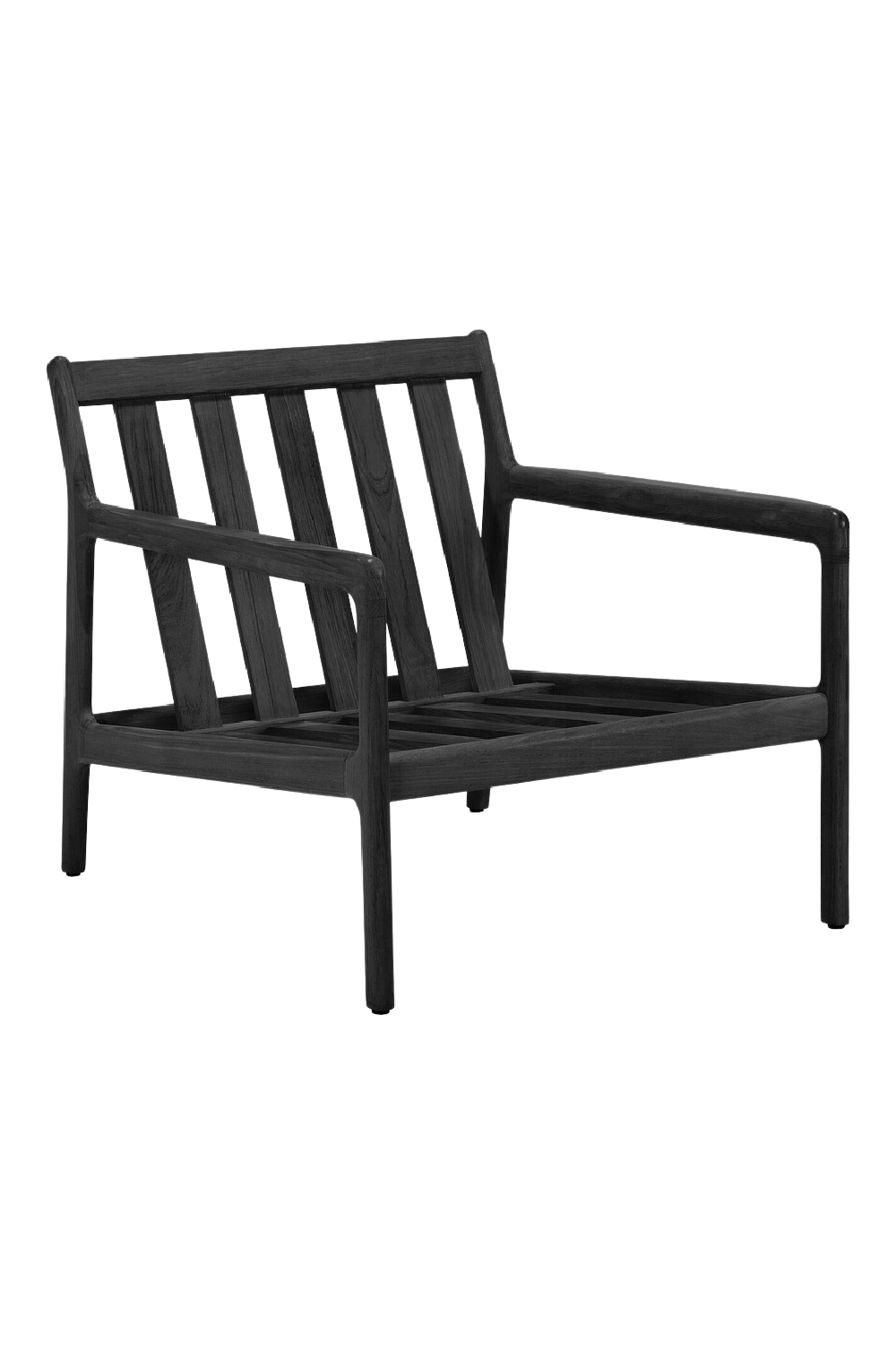 Outdoor Black Teak Lounge Chair | Oroa.com