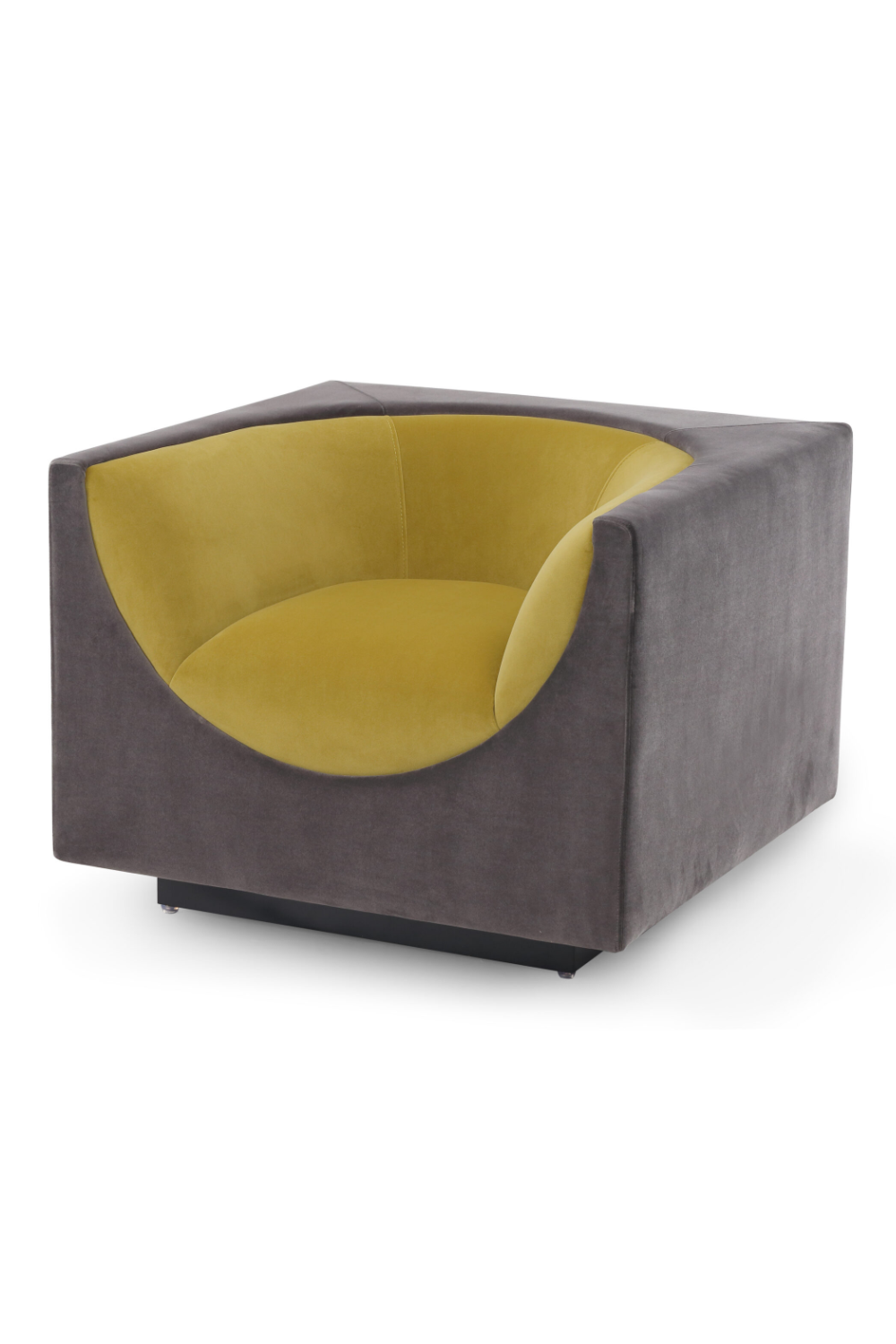 Square Art Deco Accent Chair | Oroa.com
