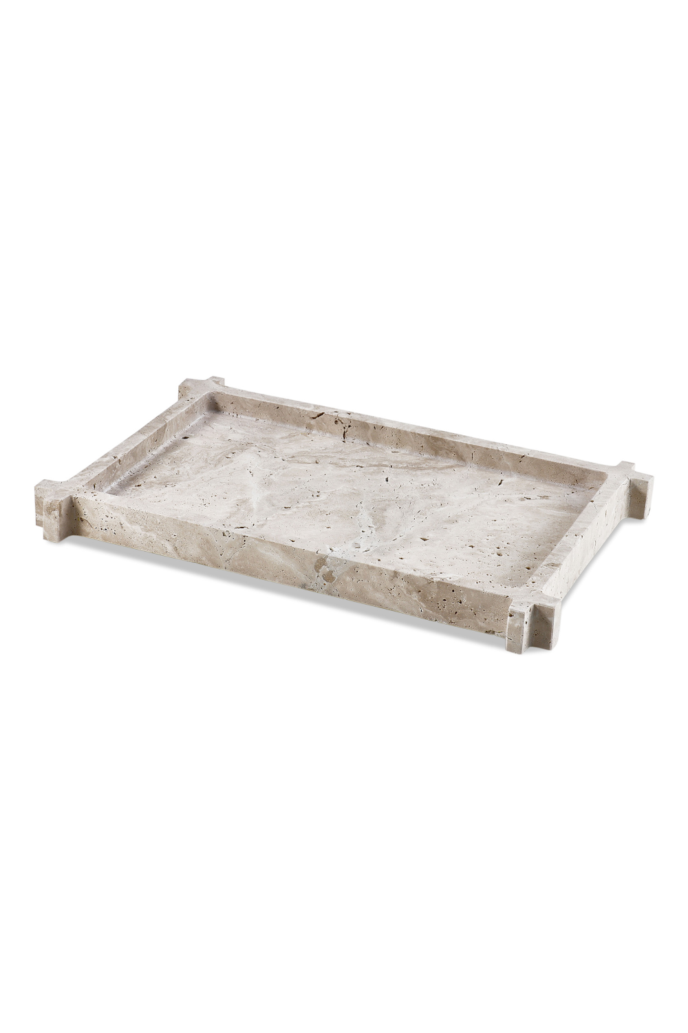 Beige Travertine Tray | Oroa.com