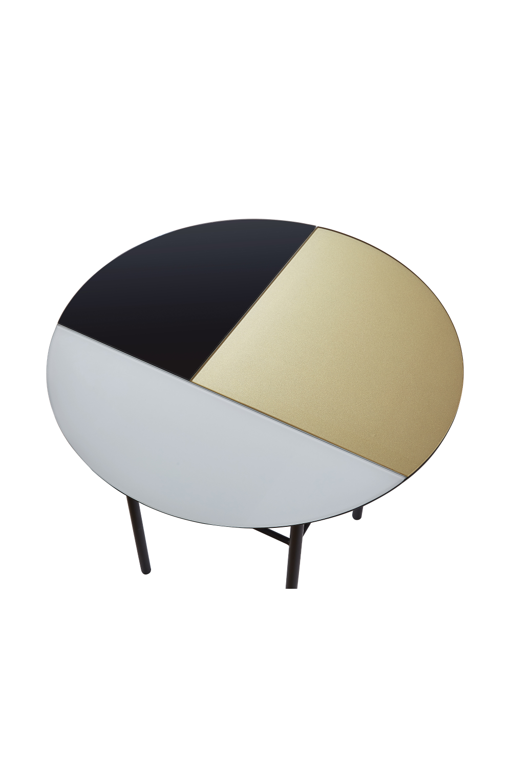 Tri-Color Round Side Table | Oroa.com