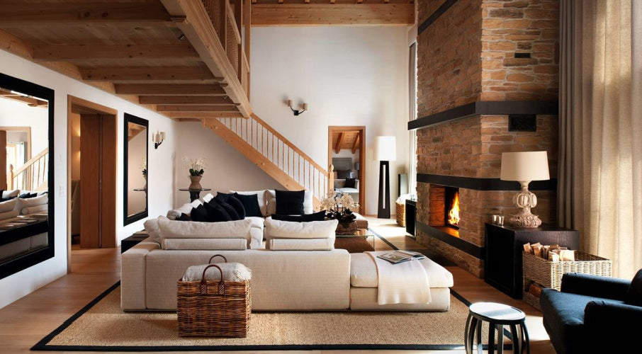   chic chalet interior design | Oroa.com