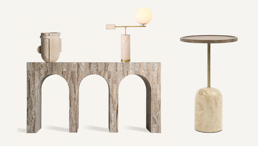   Travertine in Furniture | Oroa.com