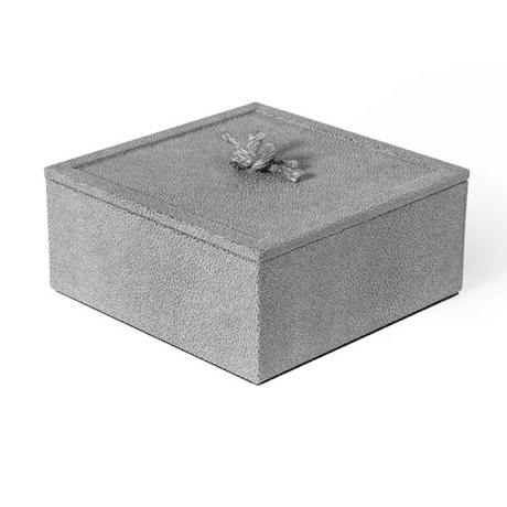   Leather Wrapped Square Box | Oroa.com