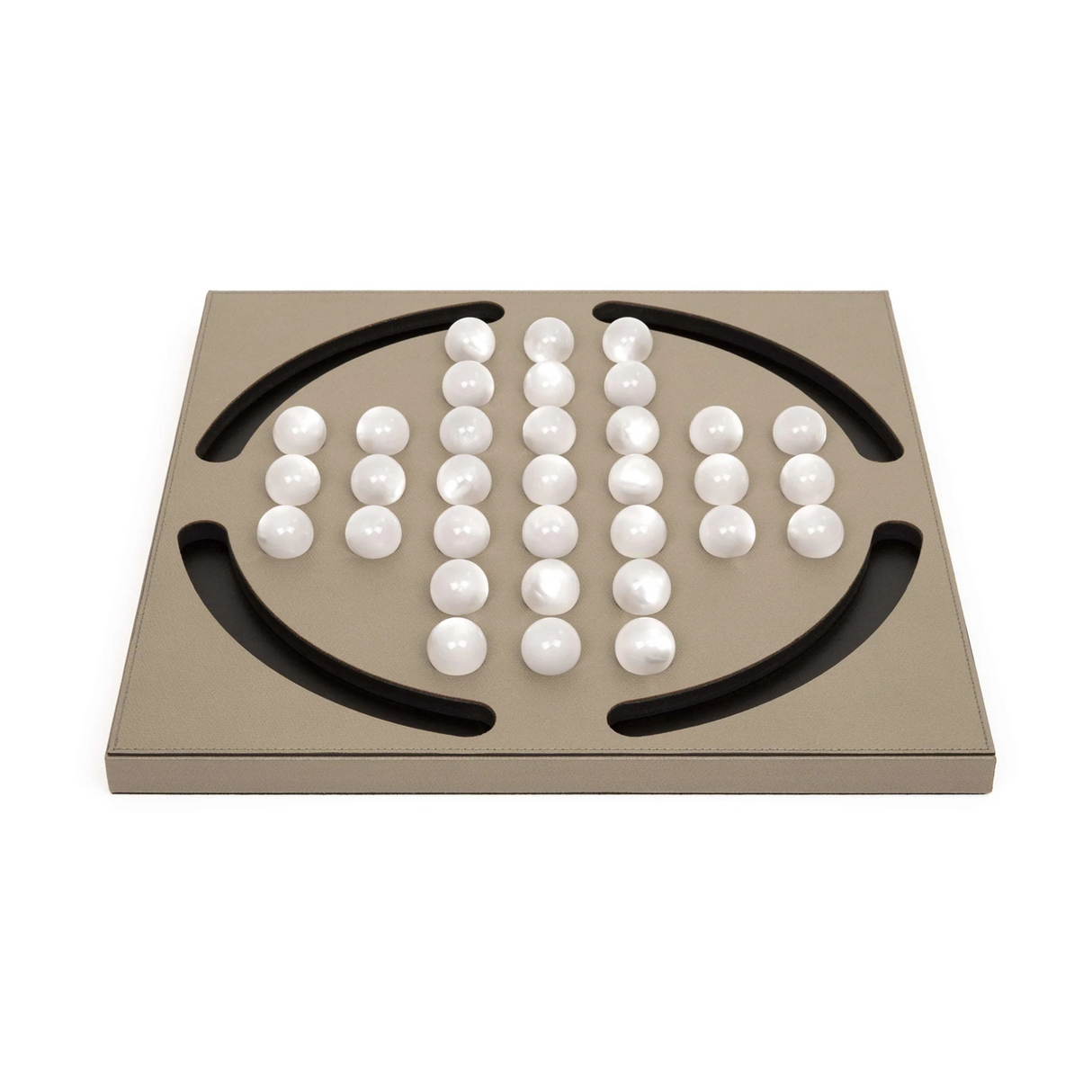   Pearl Pawns Leather Board Game | Oroa.com