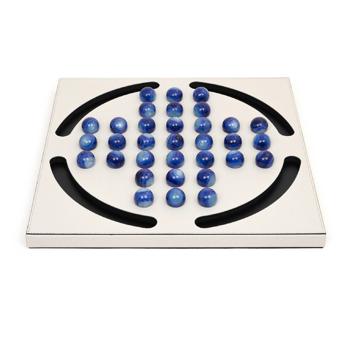   Blue Pawns Leather Game Board | Oroa.com