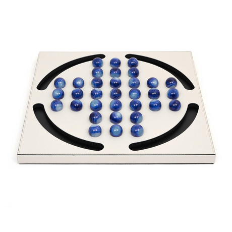   Blue Pawns Leather Game Board | Oroa.com