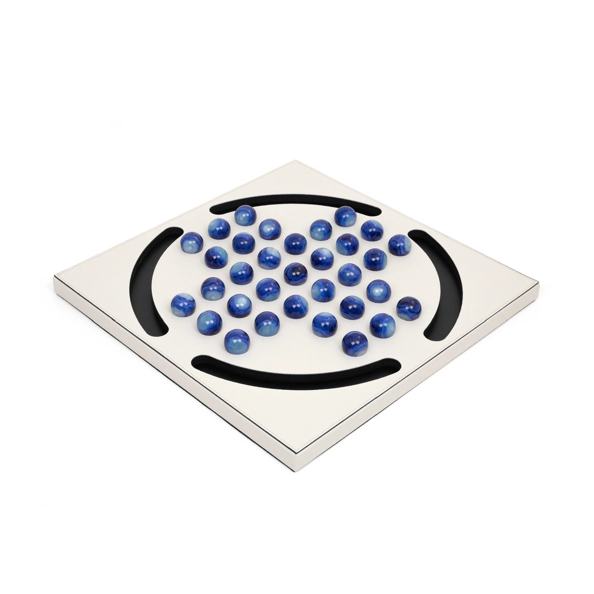   Blue Pawns Leather Game Board | Oroa.com