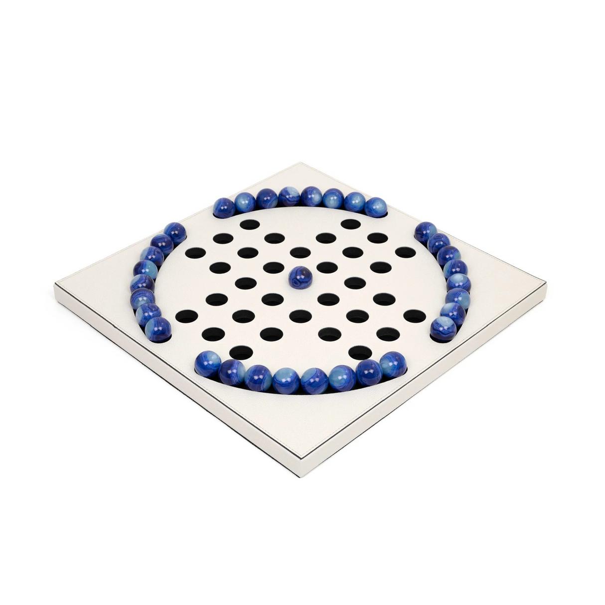   Blue Pawns Leather Game Board | Oroa.com