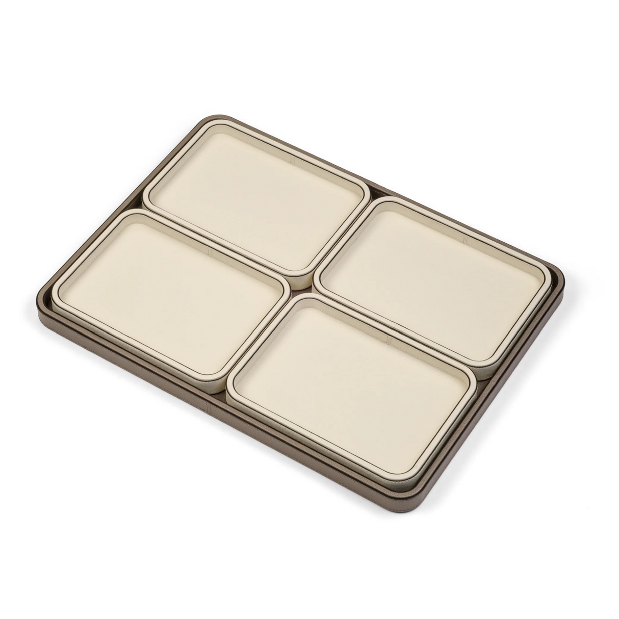   Hand-Stitched Leather Tray | Oroa.com