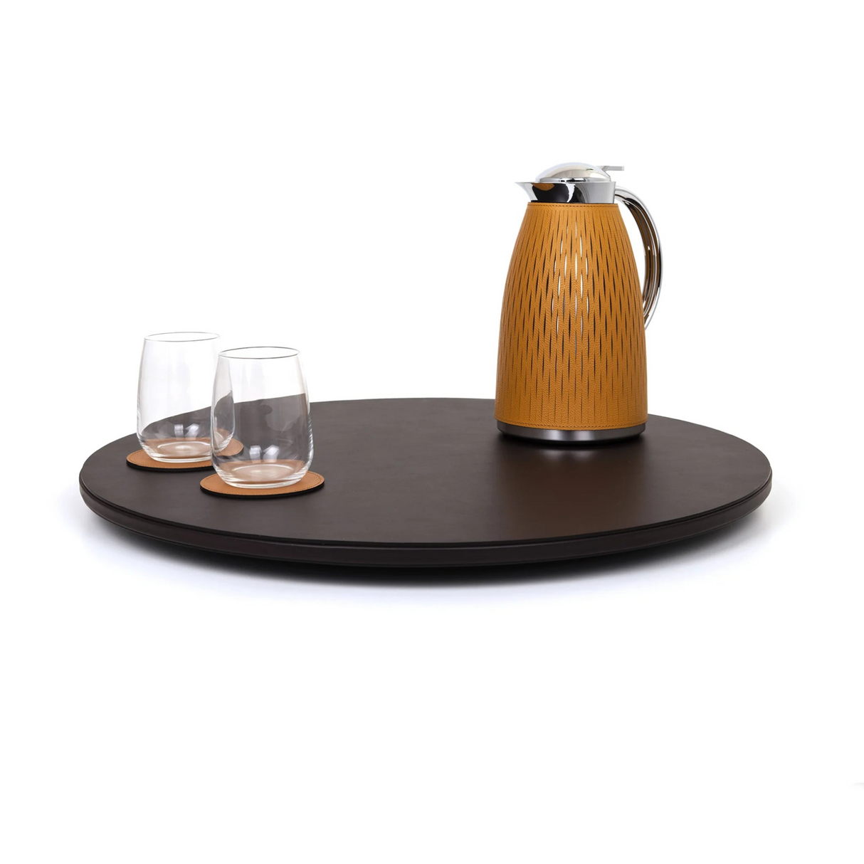   Calf Leather Lazy Susan | Oroa.com