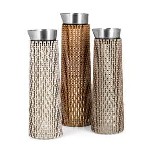   Leather-Wrapped Glass Carafe | Oroa.com