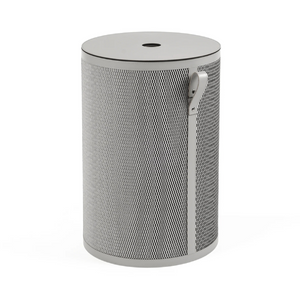   Leather Tall Round Basket | Oroa.com