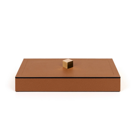   Leather Covered Wooden Box | Oroa.com
