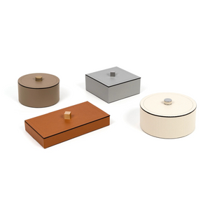   Leather Covered Wooden Box | Oroa.com