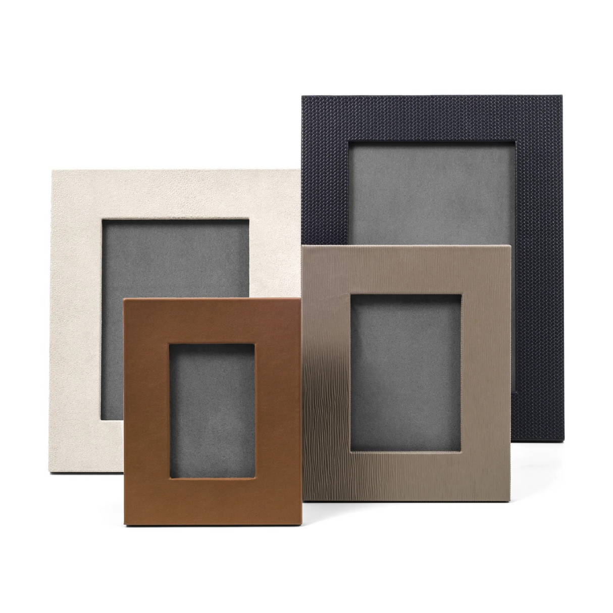   Calf Leather Frame Set (4) | Oroa.com