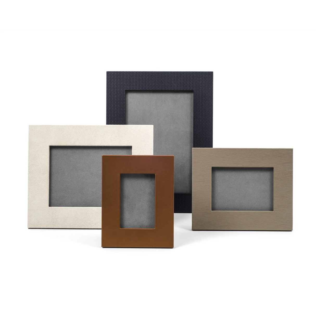   Calf Leather Frame Set (4) | Oroa.com