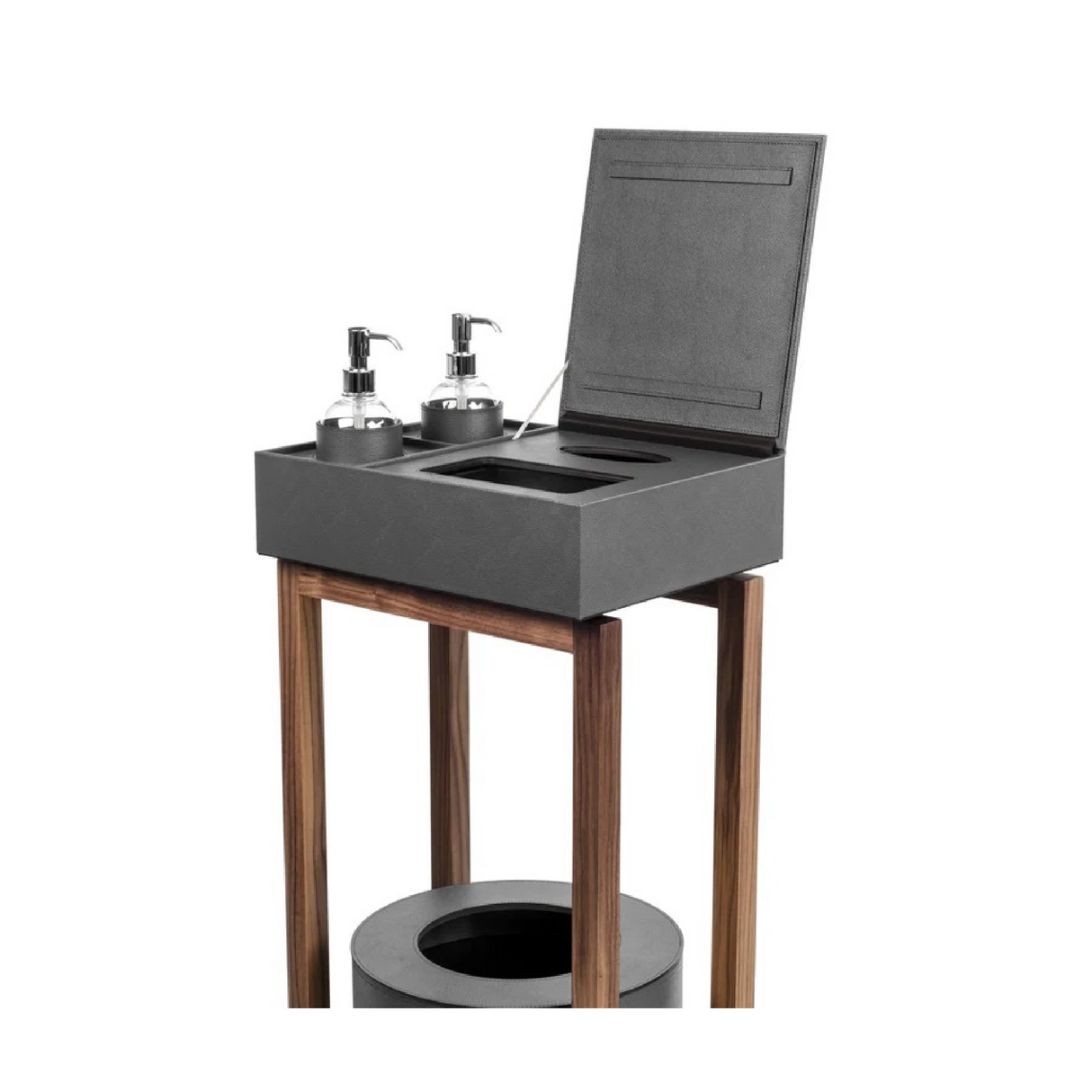   Wooden Framed Sanitizing Box with Stand | Oroa.com