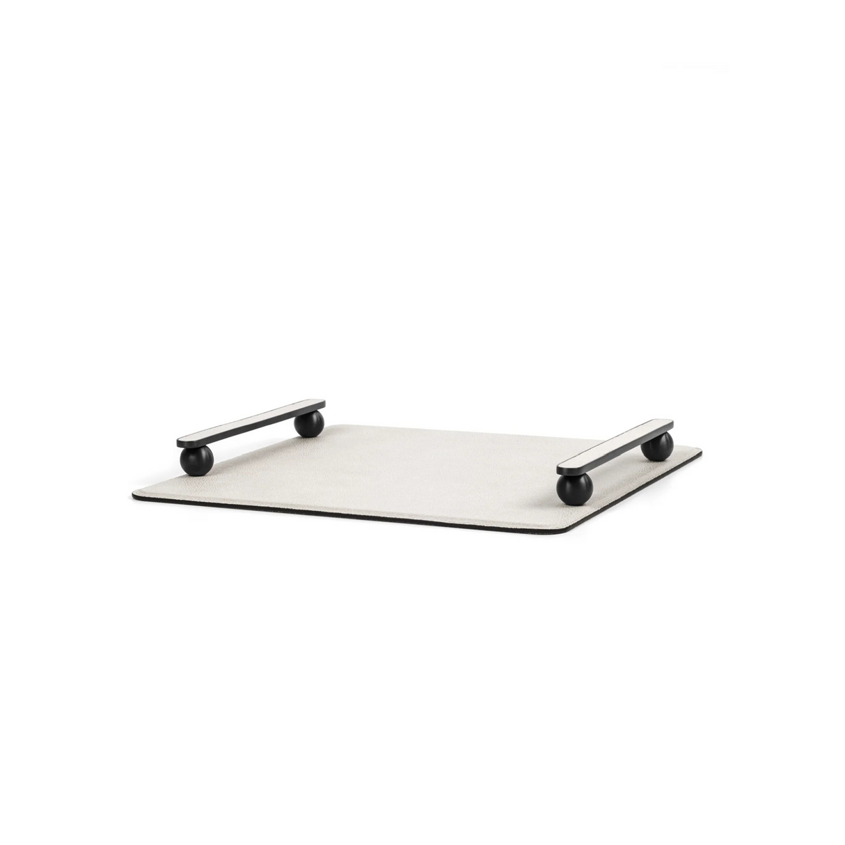   Leather Tray With Handles | Oroa.com
