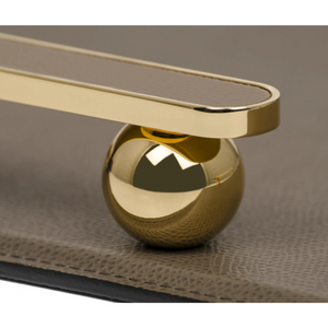   Leather Tray With Handles | Oroa.com