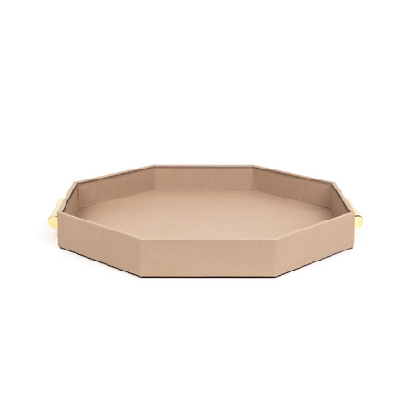   Hexagonal Leather Tray | Oroa.com