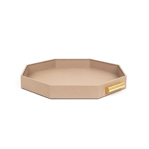   Hexagonal Leather Tray | Oroa.com