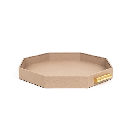   Hexagonal Leather Tray | Oroa.com