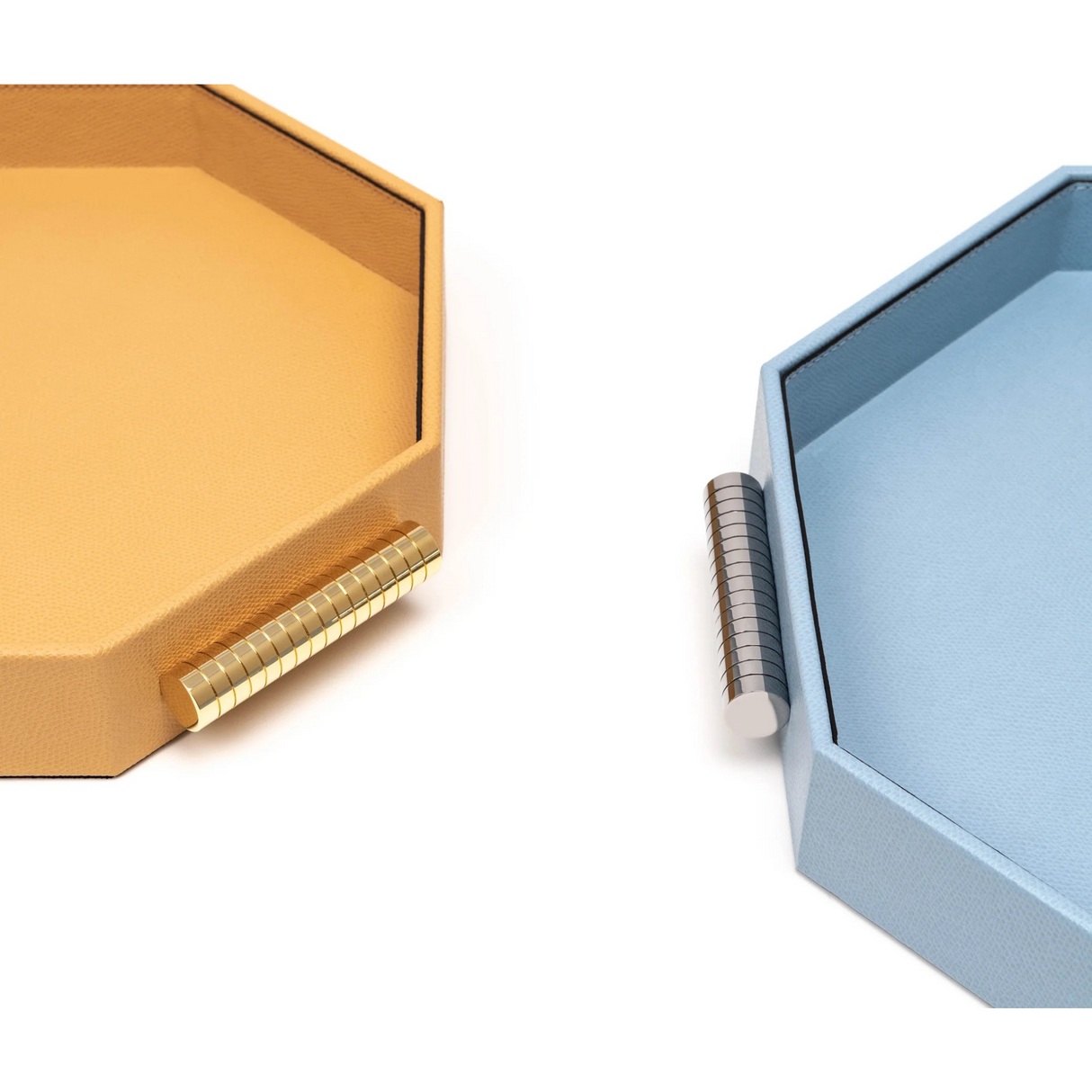   Hexagonal Leather Tray | Oroa.com