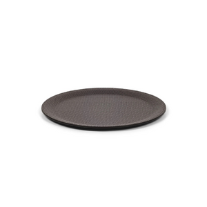   Round Calf Leather Tray | Oroa.com